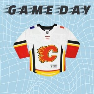 🆕Youth | Calgary Flames NHL Premier  Away Jersey